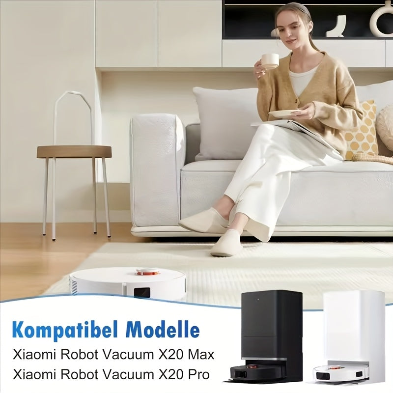 Xiaomi Robot Vacuum X20 +\u002FX20 Plus And X20 Pro\u002FX20 Max \u002F D102GL \u002F D109GL Replacement Components Main Side Brush Hepa Filter Mop Pad Dust Bag