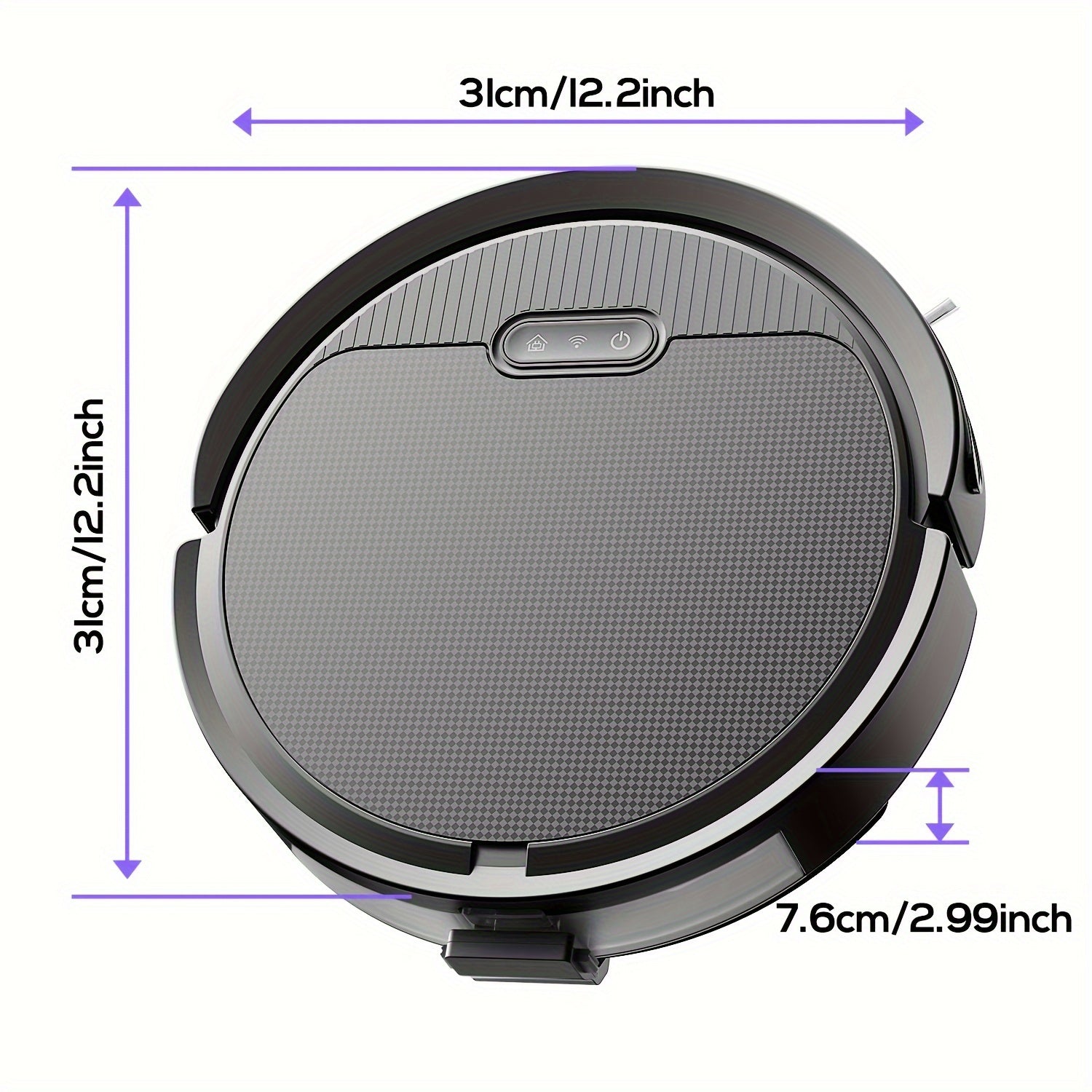 2-In-1 Robotic Vacuum And Mop with App And Voice Control, Featuring a Maximum Suction Power of 5000Pa, Scheduled Cleaning, Automatic Recharging, And Designed for Pet Hair And Low Carpets
