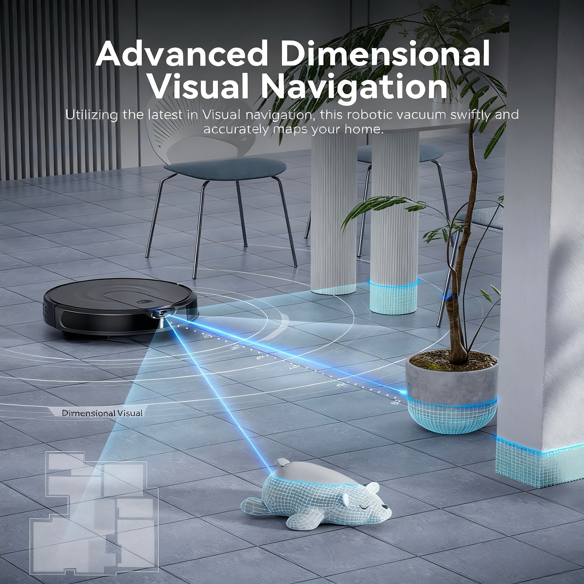 This Is a 2-In-1 Robot Vacuum And Mop with Strong Suction, Anti-Tangle Design, And Support for App\u002FAlexa Control. It Features an Ultra-Thin 2.99-Inch Profile And Is Suitable for Pet Hair And Low-Pile Carpets