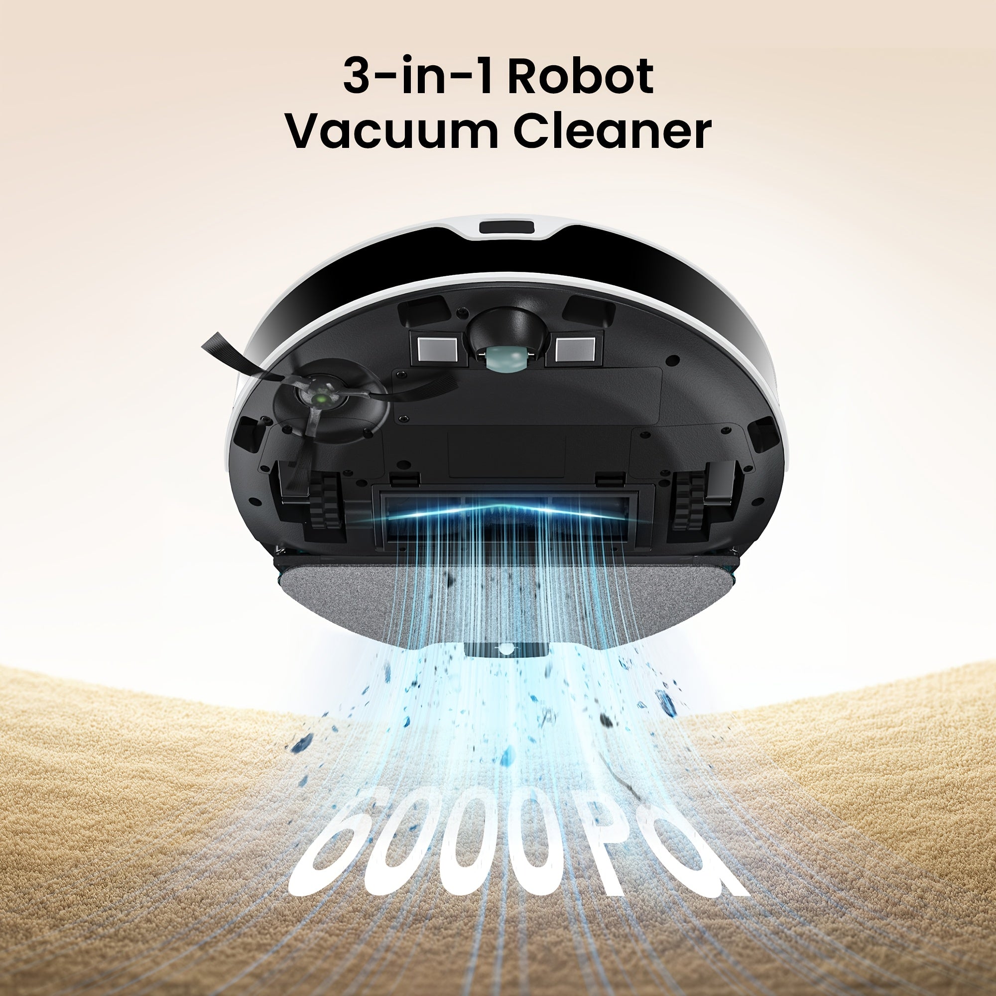 The Lefant M350 Robot Vacuum And Mop Combo Features Automatic Emptying Every 40 Days, 190° PSD Obstacle Avoidance, 7000Pa Suction Power, Quiet Operation, Smart Navigation, Self-Charging, Wet And Dry Capabilities