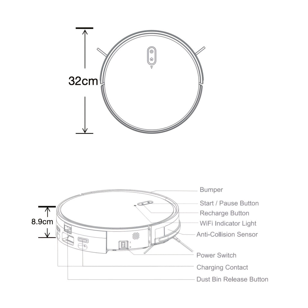 This Is a 2-In-1 Robot Vacuum And Mop with Strong Suction, Anti-Tangle Design, And Support for App\u002FAlexa Control. It Features an Ultra-Thin 2.99-Inch Profile And Is Suitable for Pet Hair And Low-Pile Carpets