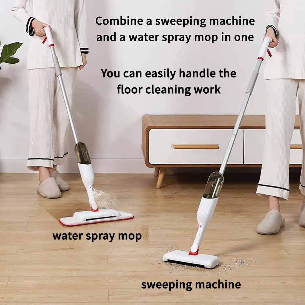 3in 1 Spray Sweeper Mop Broom Magic Set Wash Floor Cleaning Brooms Hardwood Wet Mop for Household Hand-held Mop