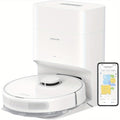 DREAME D10 Plus Gen 2 Robot Vacuum and Mop, Self-Emptying Base for 90 Days of Cleaning, 6000 Pa Suction and LiDAR Navigation, Obstacle Avoidance, Wi-Fi Connected, Refurbished